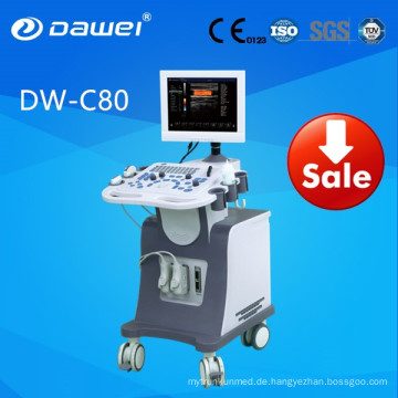 2017 Günstige 3D Trolley Ultraschall-Scanner DW-C80PLUS Krankenhaus von Bottom Price